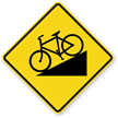 Hill (Symbol)   Road Warning Sign