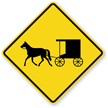 Horse Drawn Vehicle Symbol   Traffic Sign