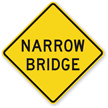 Narrow Bridge   Traffic Sign