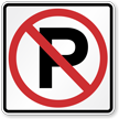 No Parking MUTCD Sign