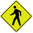 Pedestrian Symbol   Traffic Sign