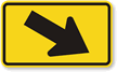 Right Diagonal Arrow (Symbol) - Traffic Sign