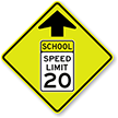 School Zone Ahead   Traffic Sign