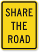 Share The Road   Traffic Sign