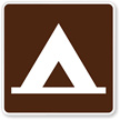 Camping (Tent) Symbol   Traffic Sign