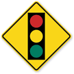 Traffic Light Ahead (Symbol)   Traffic Sign