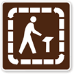 Trail (Interpretive, Ped.) Symbol - Traffic Sign