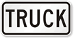 Truck   Route Marker Sign