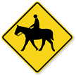 Horse Symbol   Traffic Sign