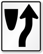 Keep Right (Symbol) Traffic Sign
