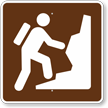 Climbing, MUTCD Guide Sign for Campground