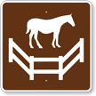 Corral, MUTCD Guide Sign for Campground
