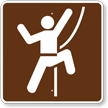 Technical Rock Climbing, MUTCD Campground Guide Sign