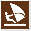 Wind Surfing, MUTCD Guide Sign for Campground