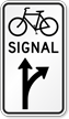 Bicycle Signal Optional Movement (Thru and Turn)