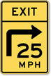 Combination Horizontal Alignment / Advisory Exit Speed   Turn