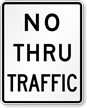 No Thru Traffic