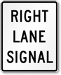 Right Lane Signal