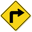 Right Turn Symbol   Traffic Sign
