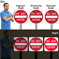 DO NOT ENTER Property Sign