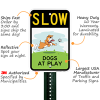 Dogs at Play Sign
