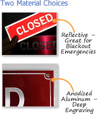 Auxiliary Drain Fire Sprinkler Signs