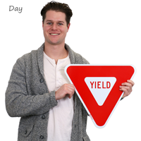 Yield Triangle Sign