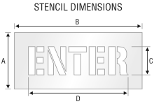 Stencil ST 0040