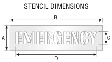 Stencil ST 0042