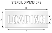 Stencil ST 0055