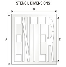 Stencil ST 0341