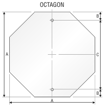 18 in. x 18 in. Octagon Shape Go Sign and other Traffic Sign, SKU: K-6933