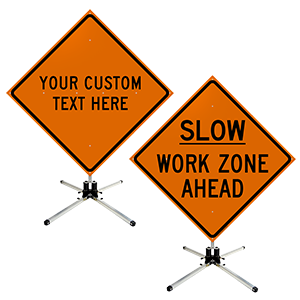Side Rails Up Signs Road Construction Signs | Construction Traffic Signs