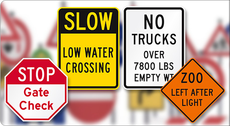 Custom MUTCD Road Traffic Signs