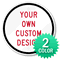 Personalized Circle Sign With 2 Color Choices