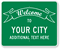 Custom Welcome Sign, Add Your City