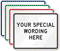 Customizable Horizontal Sign Template