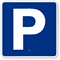 P Symbol Parking Sign - Parking Sign