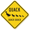 Highway Animal Crossing Sign