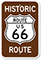Novelty Route 66 Sign