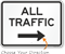 All Traffic Arrow Sign 