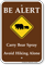 Be Alert Carry Bear Spray Campground Sign