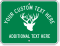 Custom Welcome Antler Symbol Sign