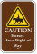 Horses Have Right Of Way Caution Sign