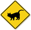 Cat Crossing Signs