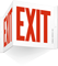 EXIT (6 in. high letters) big size Sign