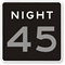 Night Speed Limit Road Traffic Sign