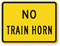 No Train Horn - Traffic Sign