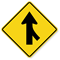 Right Lane Merge (Symbol) - Traffic Sign